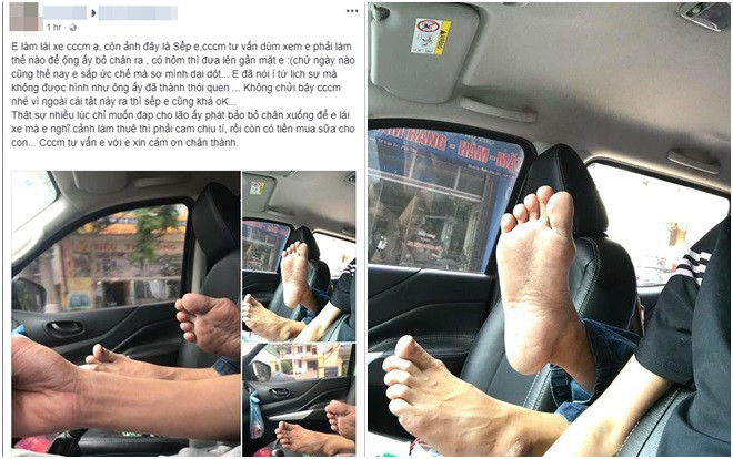 Đau đầu vì sếp có thói quen gác chân thẳng lên ghế lái, tài xế nhờ cộng đồng mạng 'mách nước' cách xử lý Ảnh 2