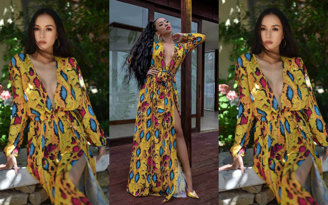 Vòng 1 silicon quá cỡ như Vũ Ngọc Anh cũng phải 'lép vế' trước Tóc Tiên khi đụng váy xẻ sâu Ảnh 2