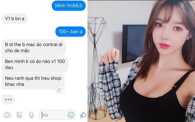 Cô gái ngực 1m bị chủ shop online mắng té tát, đuổi đi mua áo con trai mà mặc Ảnh 2