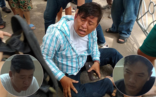 2 tên cướp tháo chạy, té xuống đường bị dân bắt giữ sau khi giật túi xách ở Sài Gòn Ảnh 2