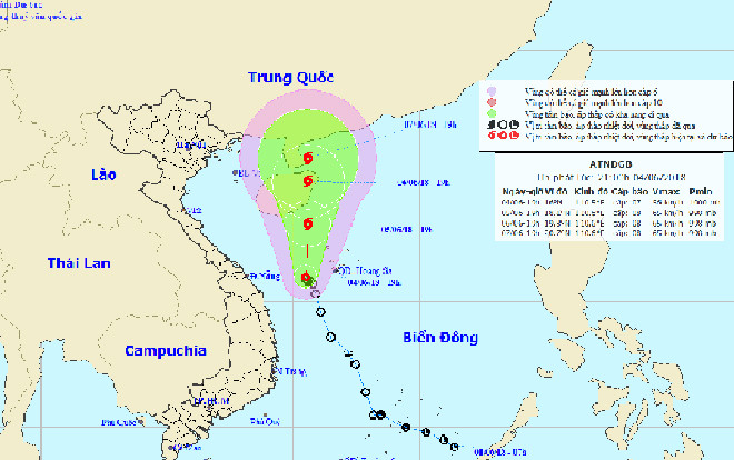 Áp thấp nhiệt đới mạnh thêm, sẽ quét dọc miền Trung Ảnh 2