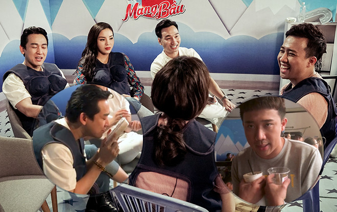 Hứa Vĩ Văn phát cuồng vì kem chuối - Trấn Thành vừa ăn chè, uống trà sữa 'nuốt trọn đắng cay' Ảnh 2