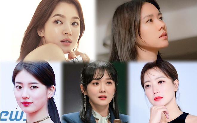 Khi nữ diễn viên Hàn để mặt mộc, ai đẹp hơn ai? Ảnh 2