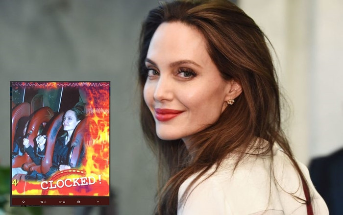Rạng rỡ ngày sinh nhật: Angelina Jolie rời phim trường 'Maleficent 2' dẫn con đi chơi công viên giải trí Ảnh 2