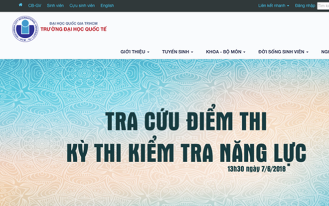 Trường đầu tiên công bố điểm thi vào đại học Ảnh 2