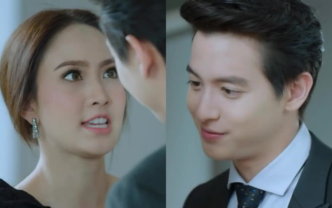 Phim ngược của James Jirayu và Taew Natapohn thả thính cực nặng: 'Nếu cô tát thì tôi sẽ hôn cô đấy' Ảnh 2