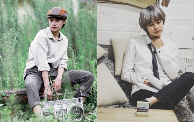 Á quân Nét đẹp sinh viên từng bị mẹ giận suốt 2 tuần vì cắt tóc ngắn phá cách trở thành nàng tomboy siêu xinh Ảnh 2