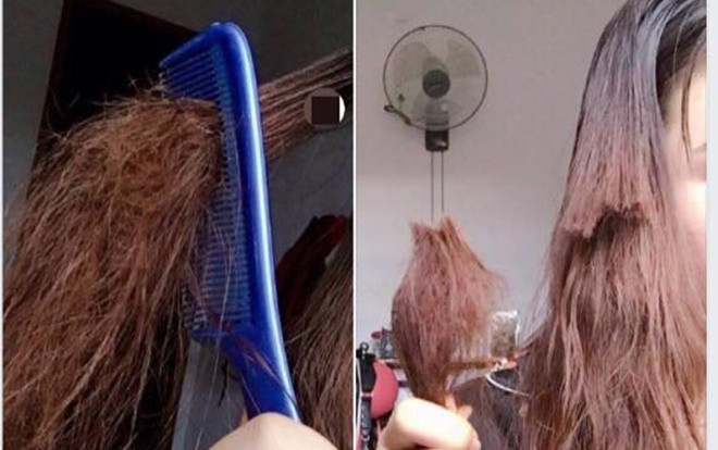 Lâu không gội đầu khiến tóc khô bết, cô gái trẻ ngậm ngùi cắt phăng chỗ tóc rồi Ảnh 2