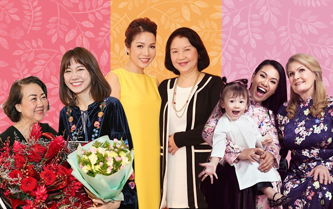 Chưa bao giờ quan hệ 'mẹ chồng - nàng dâu' lại ngọt ngào như trong những gia đình sao Việt này! Ảnh 2