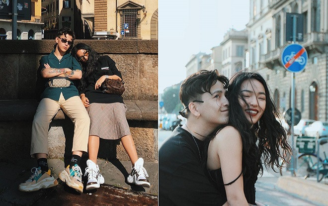 Full ảnh tình tứ của Châu Bùi - Decao ở châu Âu siêu lãng mạn Ảnh 2