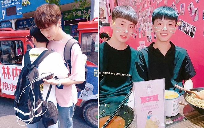 Lại phát hiện thêm một cặp đôi đồng tính nam siêu dễ thương ở Trung Quốc Ảnh 2