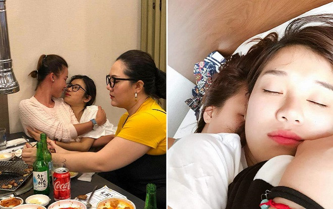 Hoàng Yến Chibi và Hoàng Oanh liên tục 'lộ' khoảnh khắc tình tứ, khiến fans ra sức 'đẩy thuyền' Ảnh 2