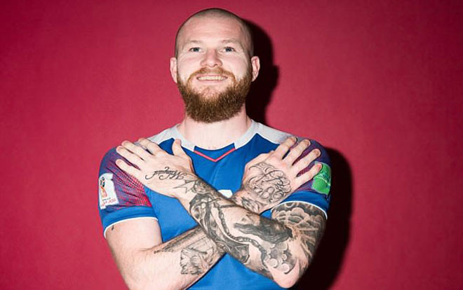 Những hình xăm tay ấn tượng nhất của các cầu thủ tại World Cup 2018 Ảnh 2