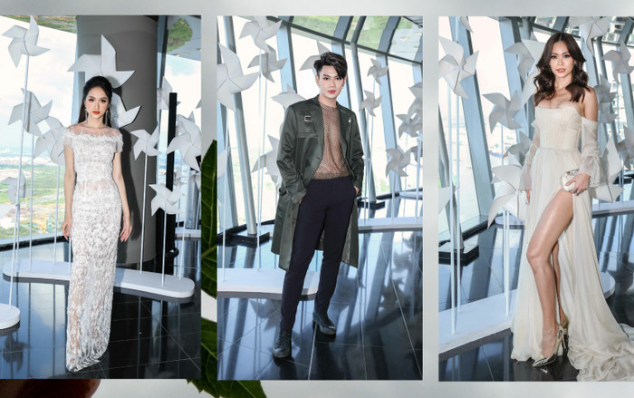 Mâu Thủy khoe vòng một 'khủng', Đào Bá Lộc mặc áo lưới dự show thời trang Ảnh 2