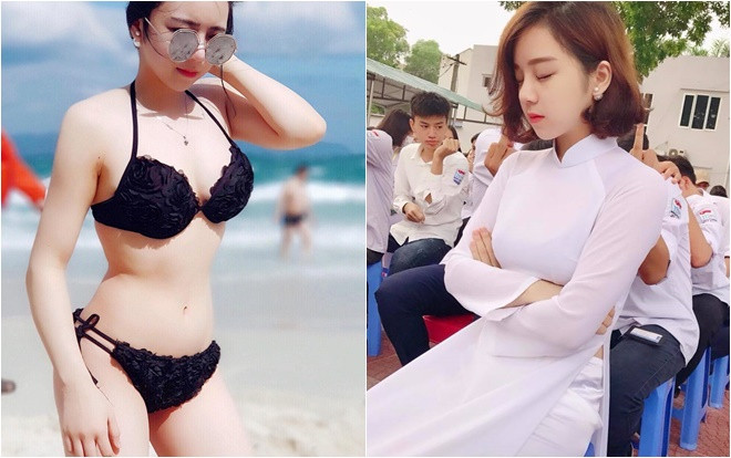 Hot girl ngủ gật tiết lộ bí kíp vừa ôn thi THPT Quốc gia vừa cổ vũ World Cup nhưng vẫn giữ được sắc vóc xinh lung linh Ảnh 2