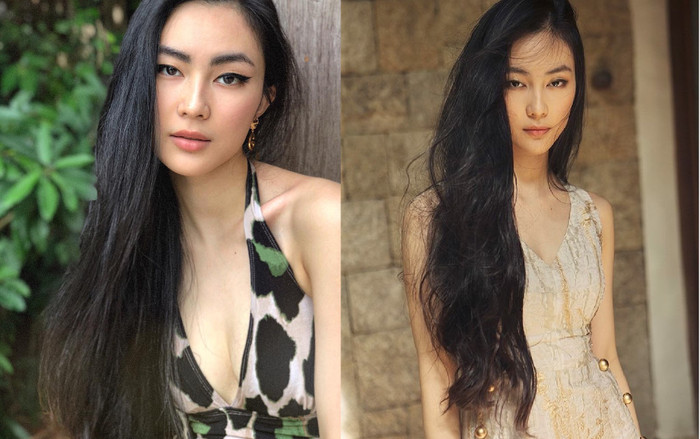 Châu Bùi tẩy tóc thì vẫn còn một Helly Tống trung thành với mái tóc đen truyền thống, dài mướt thế này đây Ảnh 2