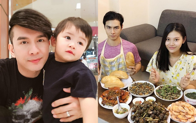 Gia đình sao Việt 24h: Đan Trường đưa con đi dạo phố, Jay Quân trổ tài bếp núc đãi bà xã Ảnh 2