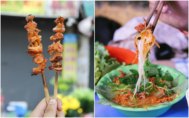 Khu tập thể Nghĩa Tân - thiên đường quà vặt chỉ cầm 30 ngàn kiểu gì cũng ăn được vài món ngon Ảnh 2