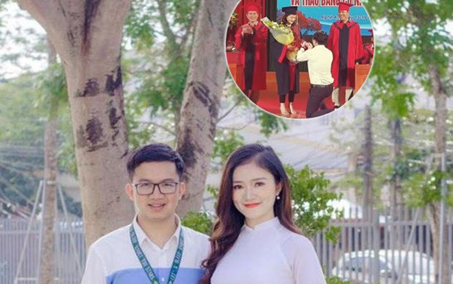 Thầy giáo cầu hôn nữ sinh ngay tại lễ tốt nghiệp bị đồng nghiệp phản đối: 'Đây là lễ bế mạc trường ĐH chứ không phải hôn trường' Ảnh 2