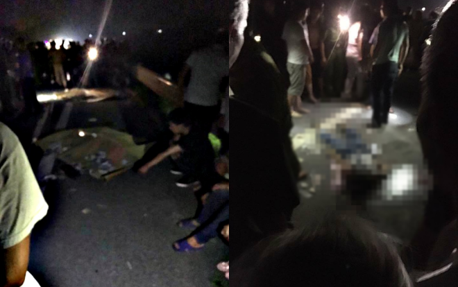 Hai thiếu nữ tử vong cạnh chiếc xe máy trên cầu vượt trong đêm Ảnh 2