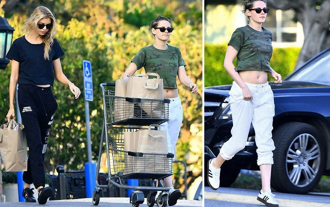 Mặc tin đồn tái hợp với Robert Pattinson, Kristen Stewart vẫn vui vẻ đi mua sắm cùng bạn gái Ảnh 2