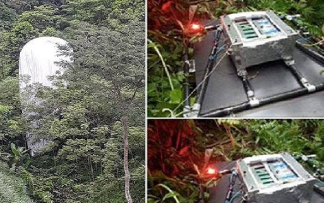 Thông tin bất ngờ về vật thể lạ chứa máy quay từ trên trời rơi xuống rừng ở Hà Giang Ảnh 2