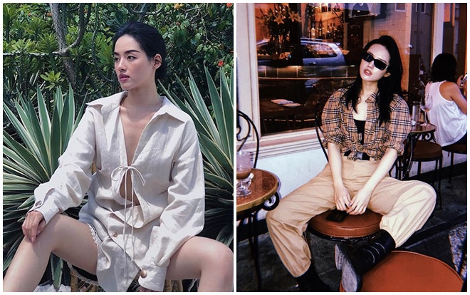 Mặc váy ngồi hớ hênh nhưng vẫn sexy hết phần người khác, chỉ có thể là Khánh Linh Ảnh 2