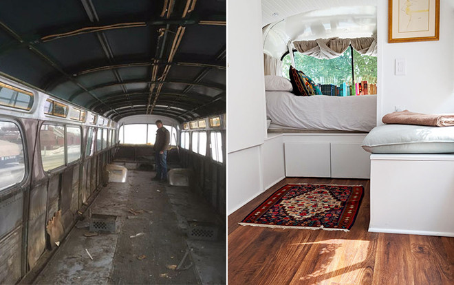 Mua chiếc xe buýt cũ không ai dùng, người phụ nữ biến nó thành căn hộ ấm cúng xứng đáng 5 sao Ảnh 2