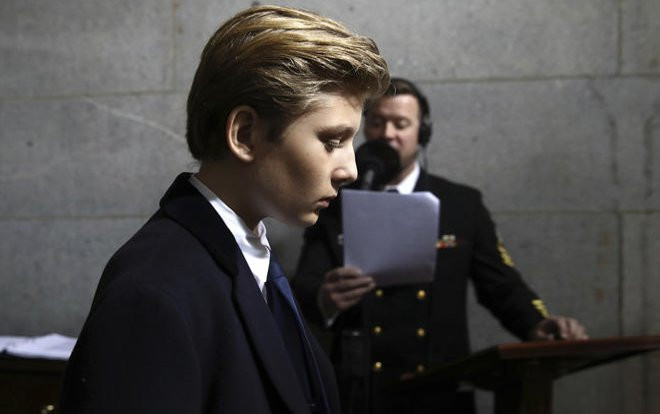 Nỗi khổ của cậu út Barron Trump khi cha làm Tổng thống Mỹ Ảnh 2