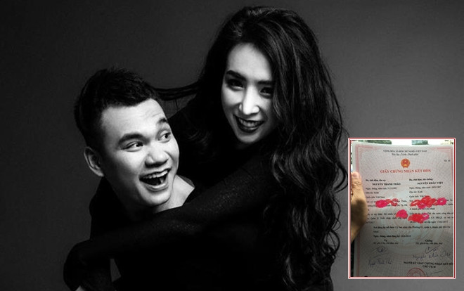 Chào thua trước dòng trạng thái gây 'choáng' của Khắc Việt khi đăng tải giấy chứng nhận kết hôn Ảnh 2