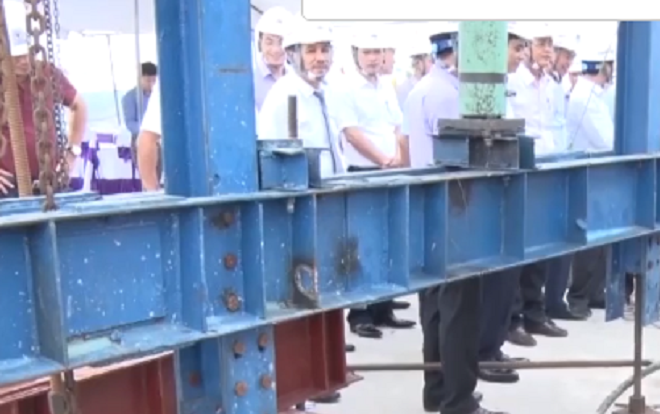 Cầu Việt Trì - Ba Vì bắc qua sông Hồng sắp thông xe Ảnh 2