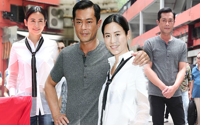 Cổ Thiên Lạc tình tứ khoác vai Tuyên Huyên trong lễ khai máy phim điện ảnh 'Phạm tội hiện trường' Ảnh 2