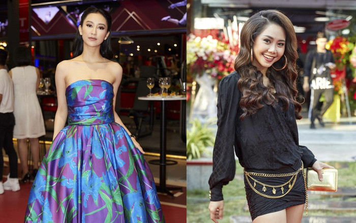 Tường Vi diện váy ngắn hết cỡ đối lập á hậu Hà Thu tại sự kiện Ảnh 2