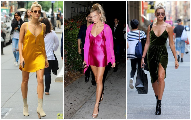 Chưa thấy ai nghiền mặc váy ngủ xuống phố như bạn gái Justin Bieber Ảnh 2