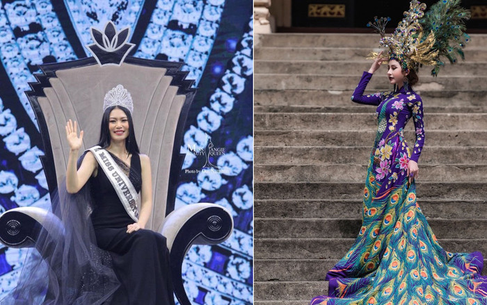 Cùng đăng quang trong một đêm, tân hoa hậu hoàn vũ Thái Lan bị chê xấu không thương tiếc, Chi Nguyễn được khen ngợi hết lời Ảnh 2