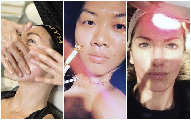 Á khẩu với môn 'Tập gym' cho mặt, tát liên tục vào mặt để da dẻ săn chắc! Ảnh 2