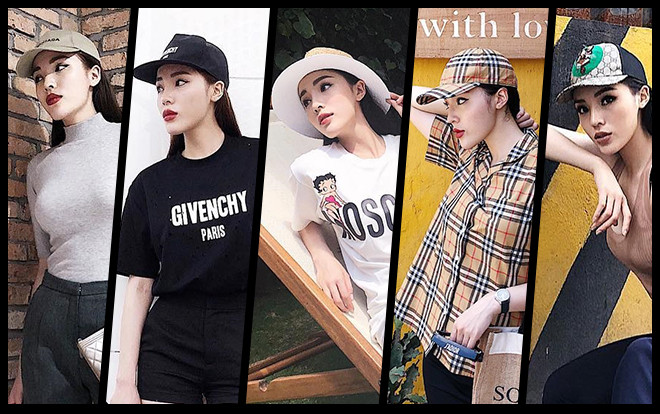 Với bộ sưu tập nón 'hiệu' hoành tráng này thì nắng nóng 40 độ cũng không làm khó được Kỳ Duyên Ảnh 2