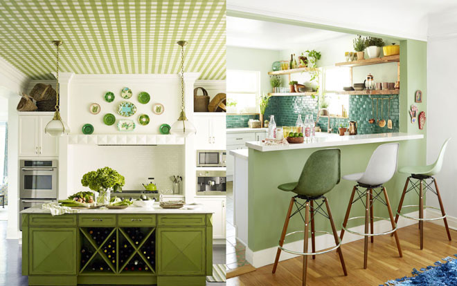 14 mẫu nhà bếp xanh mướt chắc chắn ai nhìn cũng mê Ảnh 2