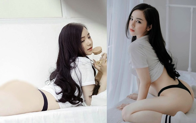 Cận cảnh 'hot girl ngủ gật' khoe vòng ba căng mọng, gây sốt như Ngọc Trinh Ảnh 2