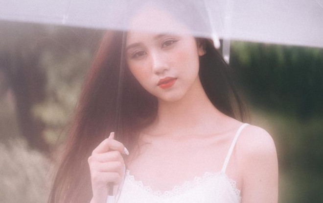 Ngắm nhan sắc thiên thần của hoa khôi ĐH Kinh tế Kỹ thuật Công nghiệp để thấy mùa hè mát lành hơn Ảnh 2