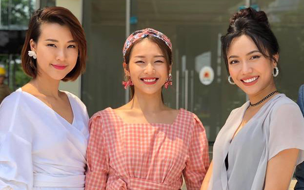 'Lầy' như bộ ba Hoàng Oanh - Diệu Nhi - Khả Ngân, ăn mặc lộng lẫy chỉ để tập thể dục Ảnh 2