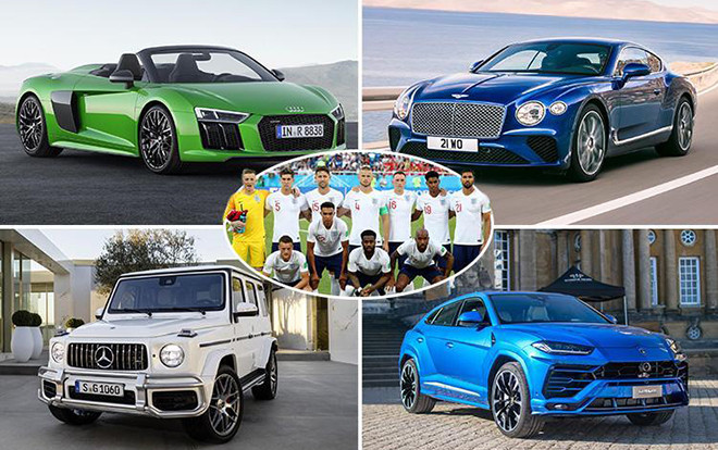 Tiến sâu tại World Cup 2018, các cầu thủ Anh đã sẵn sàng ăn mừng bằng siêu xe Ảnh 2