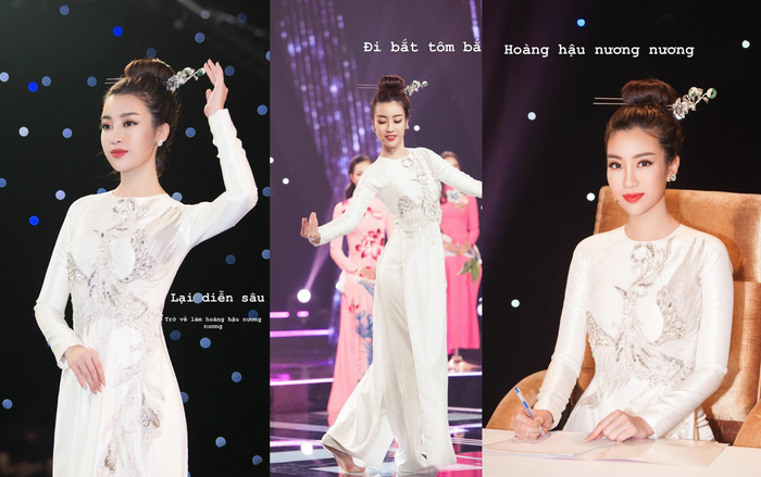 Hoa hậu Đỗ Mỹ Linh hóa nương nương xinh đẹp nhưng lại 'quậy banh' sân khấu Ảnh 2