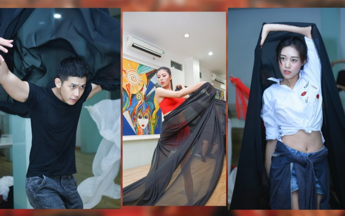 Thí sinh Siêu mẫu Việt Nam 2018 trổ tài bung lụa, xoạc chân ép dẻo ai nhìn cũng phải nể Ảnh 2