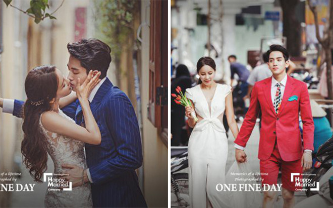 Cặp đôi 'lệch tuổi' ồn ào nhất Hàn Quốc khoe ảnh cưới tuyệt đẹp được chụp tại Việt Nam Ảnh 2