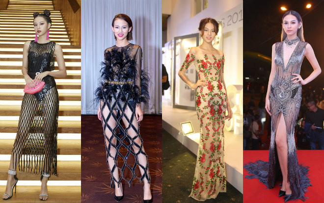 Đâu phải cứ 'xôi thịt' mới sexy khi mặc đầm xuyên thấu, hãy xem Phí Phương Anh sẽ rõ! Ảnh 2