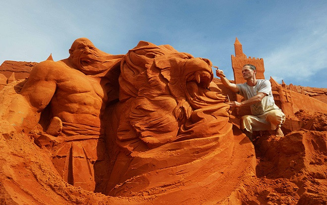 Công viên tượng cát đầu tiên trên thế giới ở Việt Nam Ảnh 2