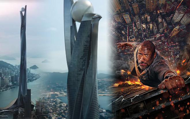 Bí mật về Tháp Ngọc - 'Tòa tháp chọc trời' bị cháy trong 'Skyscraper' của The Rock Ảnh 2