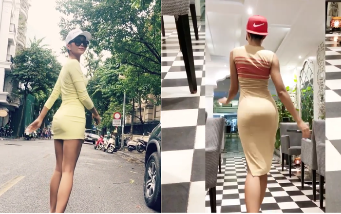 H'hen Niê lại gây xôn xao với 2 màn thả thính táo bạo khoe vòng 3 tròn vo Ảnh 2