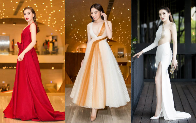 12 tuyệt tác váy áo lúc kín lúc hở gây sốt của Hoa hậu Kỳ Duyên nửa đầu năm 2018 Ảnh 2